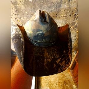 Camo cowboy hat